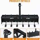 Box Blade Tractor Attachment Box Scraper 55  Width W 6 Scarifier Shank For Cat 1
