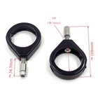 39mm   41 Mm   49mm Turn Signal Indicator Relocation Fork Clamp Kit For Harley