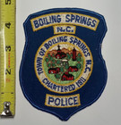 Boiling Springs Nc Police Patch Cleveland County North Carolina