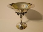  Georg Jensen Sterling Silver Grape Compote Tazza 263b 19 6 Ozt