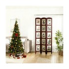 Szqinji 3 Panel Photo Room Divider Screen  Solid Wood Divider For Room Separa   