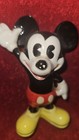 Walt Disney Mickey Mouse 5  Porcelain Figurine Japan Vintage Free Shipping 