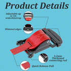 Motorcycle Helmet Quick Release Buckle Replacement Kit stainless Steel Chin Stra