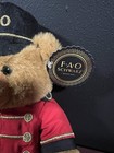Fao Schwarz Christmas Teddy Bear Soldier Plush Red Uniform Collectors Stuffie