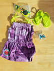 American Girl Lea s Beach Dress For 18  Doll Not Included Lea Clark Retired Nib