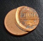 Error Coin Off Center Lincoln Cent   Zink Post 1982   Bu   Nice Addition  1555