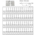 1box 30pcs Besdia Bma-20p Alloy Polishing Head