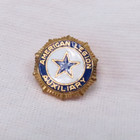  2  Vintage American Legion Auxiliary Lapel Pins Usa