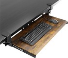 Keyboard Tray Under Desk Pull Out With Extra Sturdy C Clamp Mount System  27 3