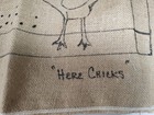  here Chicks  Chickens Rug Hooking Canvas From The Rug Hooking Store