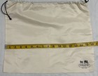 Coach New York Dust Bag For A Purse Ivory Drawstring Satin Handbag Cover 13 X16 