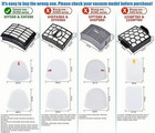 2 Hepa Filter 4 Foam Felt Filters For Shark Navigator Lift-away Nv350q  Nv350t