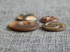 Lot Of Antique Vtg  Wood Buttons   425-b