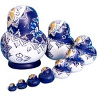 Russian Nesting Dolls Hand Painted Wooden Matryoshka Set 10pcs