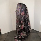Vintage Mesh Rose Floral Design Scarf