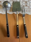 Vintage Flint Metal Serving Utensils Set Of 3