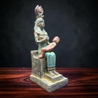 Ancient Egyptian Antiquities Goddess Isis Horus Statue Rare Pharaonic Unique Bc