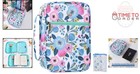 Floral Bible Cover Book Bag Women Girls Zipper Pouch Organizing Carrying Case