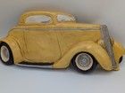 Vintage Handmade Ceramic 1936 Ford Thunderbird 2d Wall Hanging Art Decor Mafia 