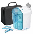 Dual Powered Nasal Irrigation System - Sinus Relief  60 Saline Packets  Recharge