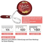 Tape Measure  Retractable Measuring Tape Double Scale Sewing Flexible Ruler S   