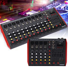 6 12-channel Ktv Stage Bluetooth Live Studio Audio Mixer Power Mixing Amplifier