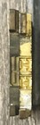 2 Vtg Brass Printing Press Letterpress Typesetting Letter   Antigo Flat Plate Hr