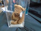 Ty Beanie Baby Old Face Brown Teddy 2nd 1st Authenticated Mwmt Mq