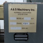 A s Machinery 123 x36  Top Horizontal Sliding Table Panel Saw 10hp 480v 3ph