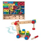 Melissa   Doug Wooden Construction Building Set In A Box Sealed Toy 48 Piece