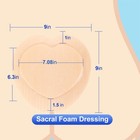 Sacral Foam Dressing 9 x9  - Border Sacrum Bandage For Bed Sores Pressure  Si   