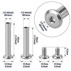  4 Pcs Luggage Wheels Replacement 50x15mm Rubber Suitcase Replacement Zpf01