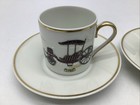 2 Ancienne Fabrique Royale Royal Limoges France Demitasse Cups   Saucers