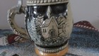 German Dbgm Pewter Lidded Beer Stein Mug Vintage Made In Germany