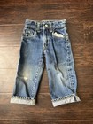 Two Vintage 50s Levi   s 302 0117 Big E 19x14 1 Toddler Selvedge Indigo Jeans