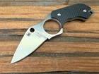 Spyderco Swick 4  fb14p4  2 25  S30v Blade  Carbon Fiber Handle  G-clip  Sheath