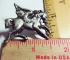 Pegasus Pin Vintage Collectible Old Mythical Fantasy Winged Horse Pinback