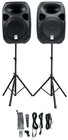 Rockville Dual 12  Ipad iphone android laptop tv Youtube Karaoke Machine system