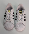 Adidas Originals Little Kids Size 7k Superstar C Sneakers White Fu7715 Shoes