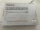 Sealed new In Box 12 Pc Matco 12  Long Metric Combination Wrench Set