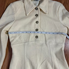 Vtg Albert Nippon Shirtdress Sz 2 Career Usa Union Made 100  Wool 80s Executive