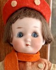 Rare Antique Bisque Googlie Googly Doll Germany Gebruder Heubach Elisabeth