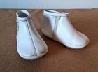 Vintage Arco Leather Toddler Shoes White Size 2 Side Zip 