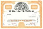St  Regis Paper Co  - Specimen Stock Certificate - Specimen Stocks   Bonds