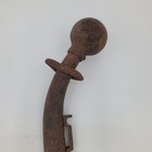 Antique Iron Horse Hames Pair Vintage Farmhouse Primitive Decor Rustic Hames