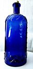 Rare Kc-1 Lattice And Diamond Poison Bottle  11-1 4  Tall  Perfect 