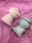 Ship From Usa Vintage Lots Of 2 Bumpkins Ceramic porcelain Figurines By Fabrizio