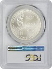 1996-d Tennis Olympic Silver Commemorative Dollar Ms70 Pcgs Mint State 70
