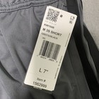 Adidas 3 Stripes Workout Shorts Men   s Size L 7    Gray   Black  Nwt