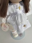 Precious Moments Communion Doll White Dress Cross Necklace W  Box Collectible